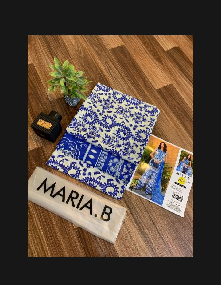 Maria B M Prints 2025 series ( unstiteched lawn collection)